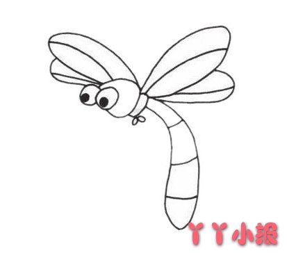 卡通蜻蜓怎么画简单又好看 蜻蜓简笔画