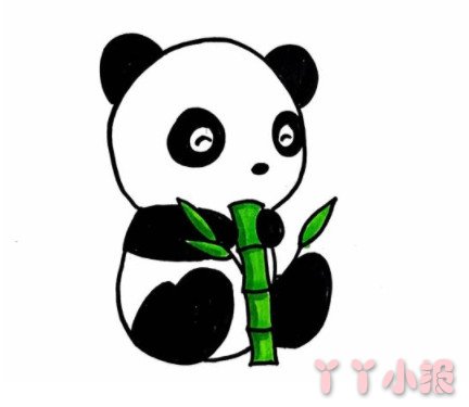 熊猫怎么画简单又漂亮 熊猫的画法图解