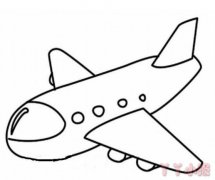 飞机怎么画简单又好看 飞机简笔画图片