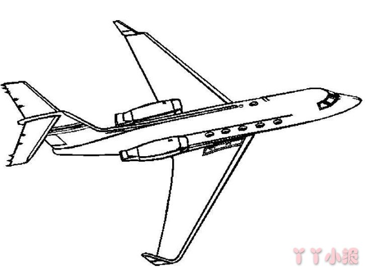 飞机怎么画简单又好看 飞机简笔画图片