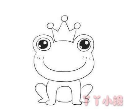 青蛙怎么画涂颜色 青蛙简笔画图片