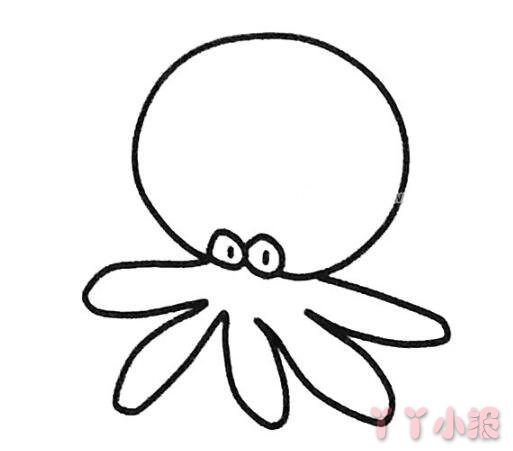 可爱小章鱼简笔画教程图解简单好看