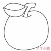 苹果怎么画带步骤教程 苹果简笔画图片