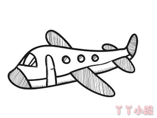 飞机简笔画怎么画 飞机的画法教程