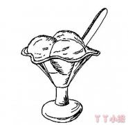 冰激凌怎么画手绘简单好看冰淇淋简笔画