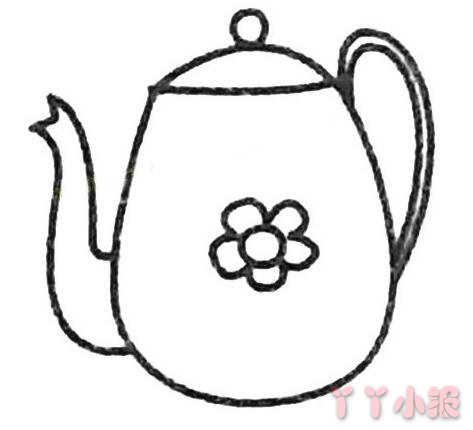 茶壶简笔画怎么画好看简单