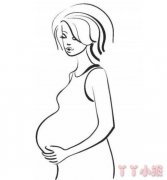 孕妇怎么画简单好看 孕妇简笔画图片
