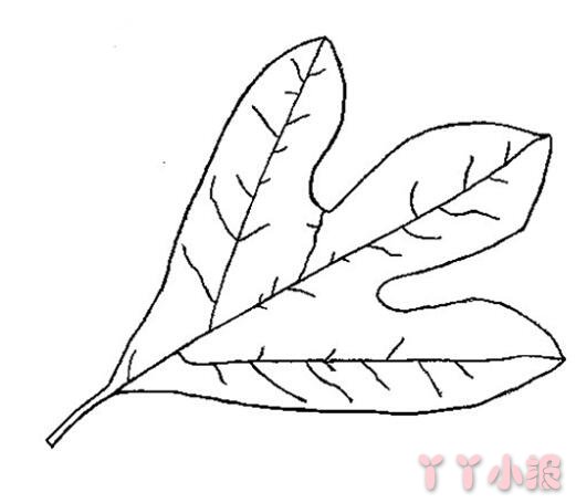  儿童画秋天落叶树叶怎么画简单