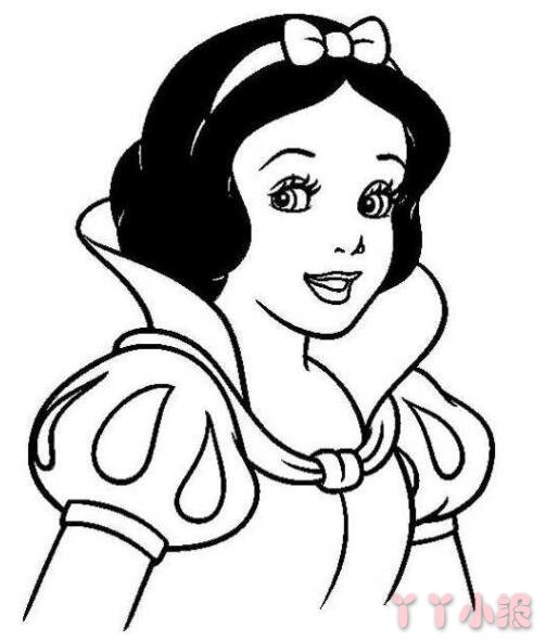 怎么画白雪公主和七个小矮人简笔画教程简单