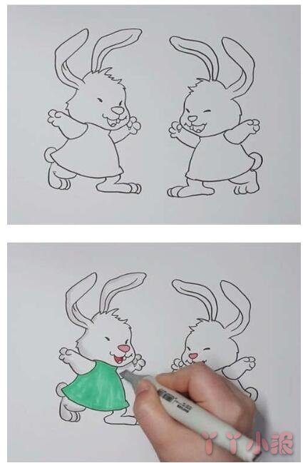 画有寓意的兔子(画有寓意的兔子头像)