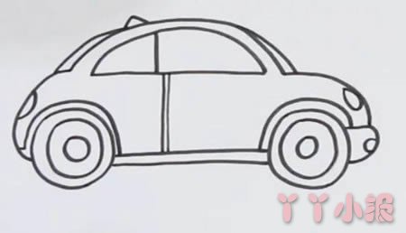 怎么画彩色甲壳虫汽车简单又好看_彩色甲壳虫汽车简笔画图片