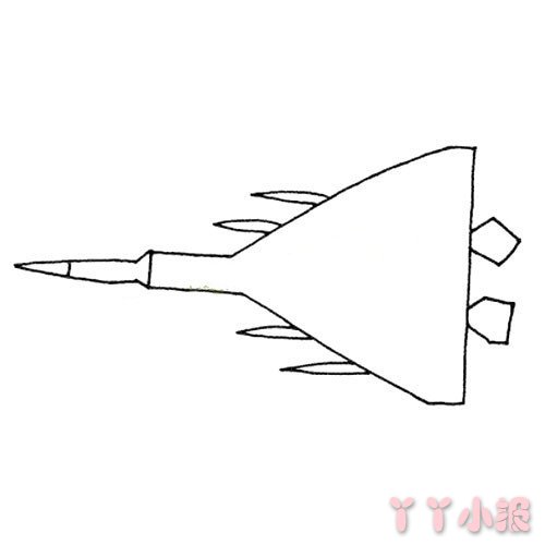 怎么画简单飞机简笔画带步骤简单又好看