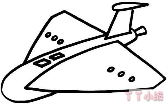 怎么画各种飞机简单又好看 各种飞机简笔画图片