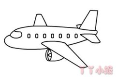 怎么画航天飞机简单又好看 航天飞机简笔画图片