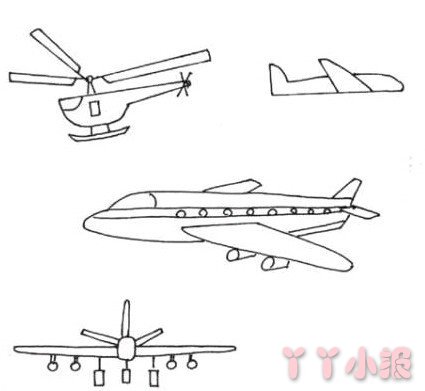 怎么画航天飞机简单又好看 航天飞机简笔画图片
