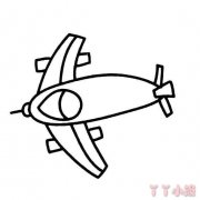 怎么画小飞机简笔画带步骤简单又好看