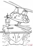怎么画战斗直升机简单又好看 战斗直升机简笔画图片