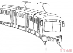 怎么画城市轨道列车简单又好看 火车简笔画图片