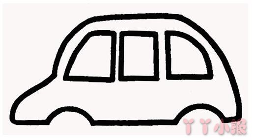 怎么画卡通小汽车简笔画带步骤简单又好看