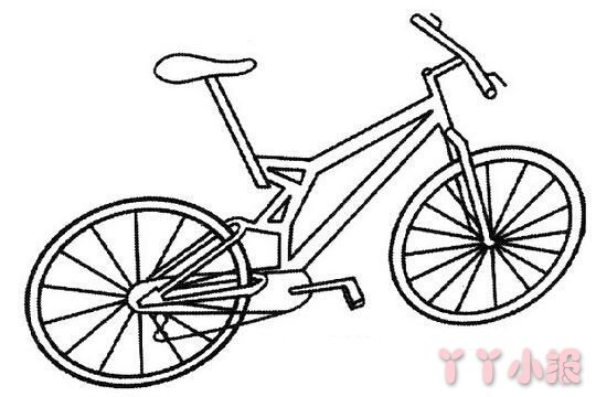 怎么画自行车简单又好看 自行车简笔画图片