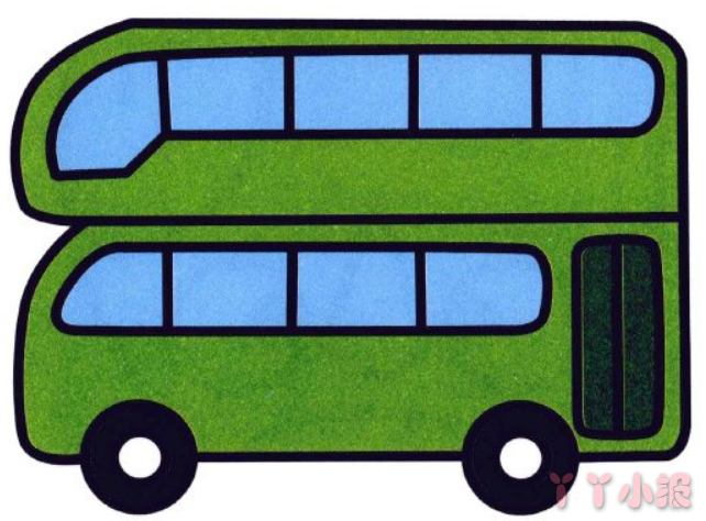 双层巴士的画法简笔画带步骤简单又好看涂色
