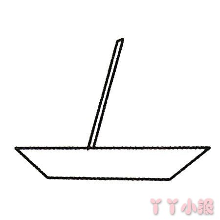 怎么画帆船简单又好看 帆船简笔画图片