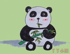 教你如何画熊猫的简笔画带步骤简单好看