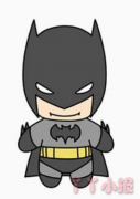 怎么画蝙蝠侠简单又好看 蝙蝠侠简笔画图片