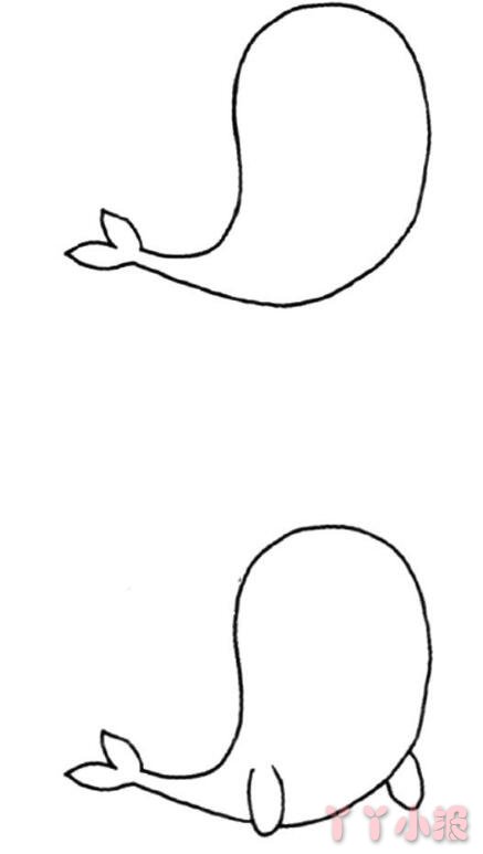 海豹玩球的画法简笔画带步骤简单又可爱涂色