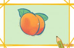 怎么画营养丰富的黄桃简笔画带步骤简单又好看涂色