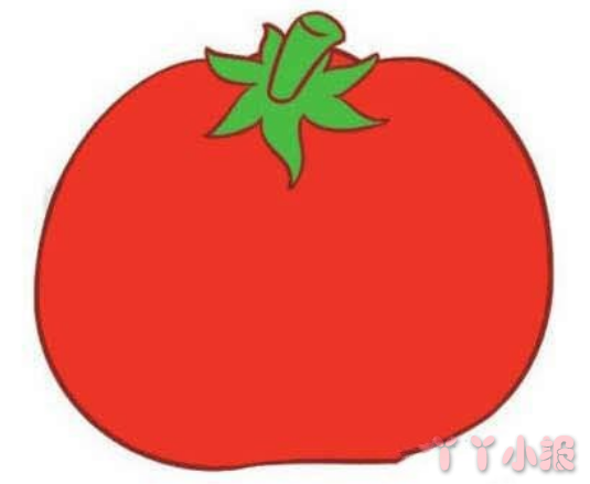 怎么画西红柿简单又好看 西红柿简笔画图片