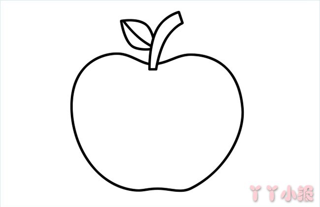 怎么画苹果简单又好看 苹果简笔画图片
