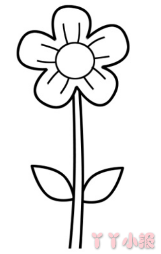 怎么画小花朵简单又好看 小花朵简笔画图片