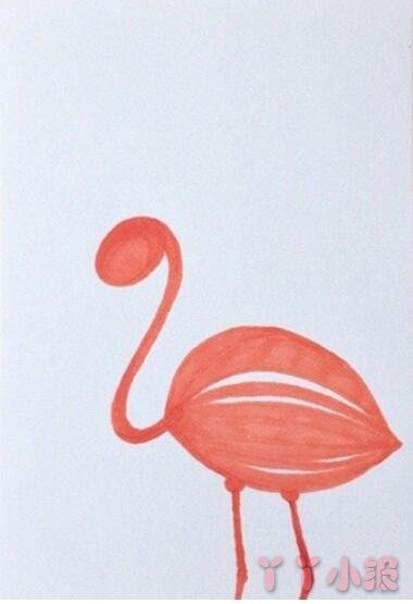 烈火鸟水彩简笔画图片 简单的烈火鸟是怎么画的