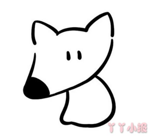 简单的小狐狸简笔画图片 小狐狸是怎么画的