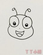 卡通蚂蚁简笔画图片 蚂蚁怎么画简单