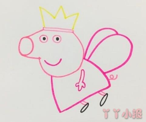小猪佩奇动画人物简笔画图片 小猪佩奇是怎么画的