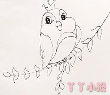 可爱小鸟简笔画图片 小鸟怎么画简单好看