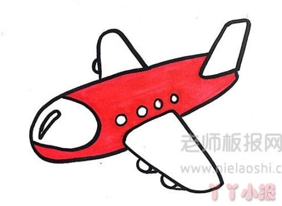儿童飞机简笔画图片 儿童飞机是怎么画的