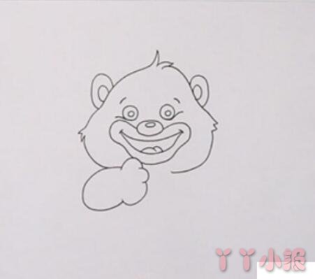 小熊简笔画带颜色  小熊怎么画简单又好看带步骤