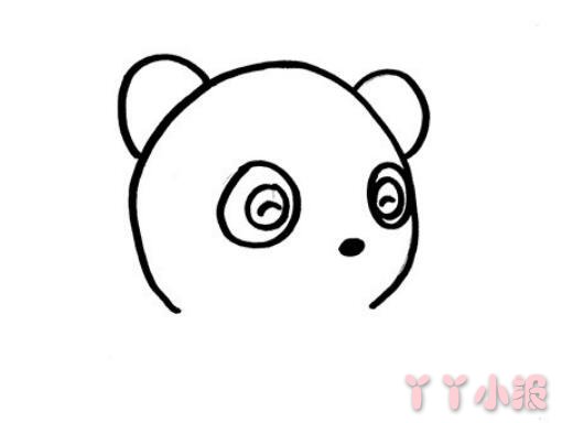 儿童简笔画大熊猫怎么画涂色简单又漂亮带步骤