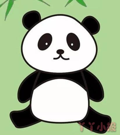 熊猫简笔画带颜色  熊猫怎么画简单又好看带步骤