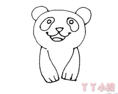 大熊猫简笔画带颜色  大熊猫怎么画简单又好看带步骤