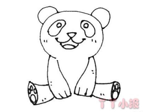 大熊猫简笔画带颜色  大熊猫怎么画简单又好看带步骤