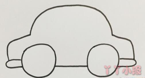 怎样画小汽车简笔画填色简单又漂亮带步骤